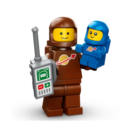 《嗨樂高》（自取260）LEGO 71037 樂高24代人偶包 3號 棕色太空人＆太空寶寶 (嘉義/台南可自取)