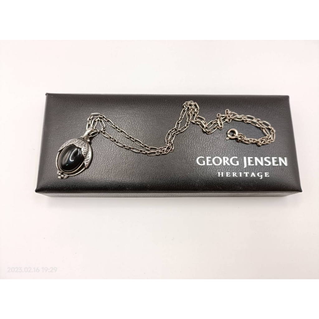 Georg Jensen 2010年度黑瑪瑙項鍊