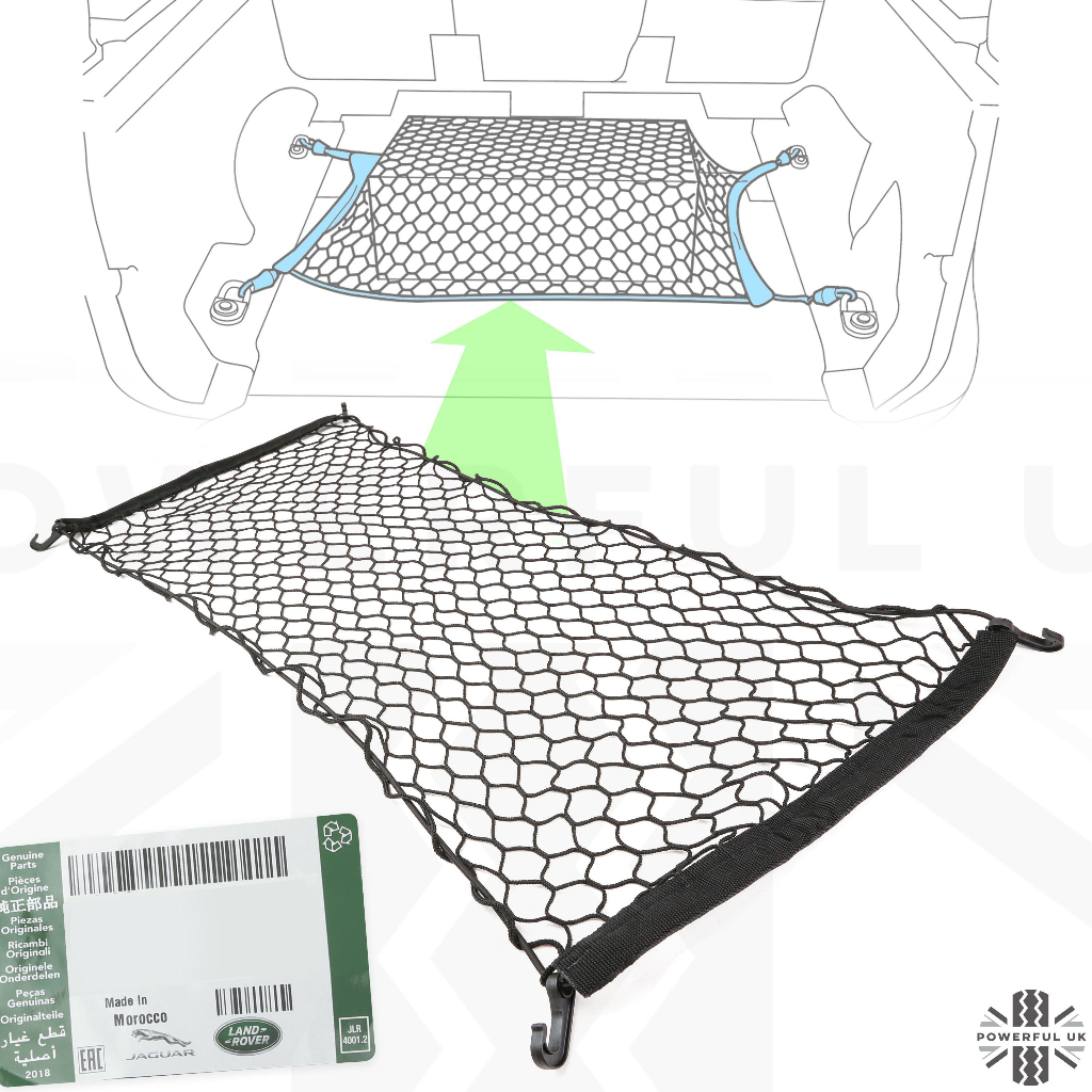 英國廠商 POWERFUL UK 路虎新衛士New Defender L663 90/110車系 原廠後車廂固定置物網