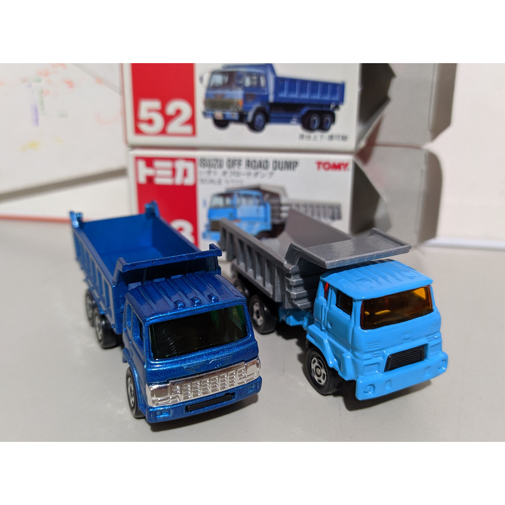 多美 tomy tomica 52 Hino Dolphin 日野 砂石車 73 Isuzu off road 舊紅標