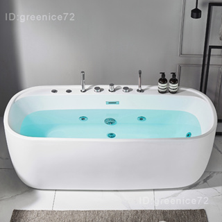 【破損包賠】家用浴缸獨立式新款豪華衝浪按摩網紅智能恆溫一體亞克力深泡浴缸E9
