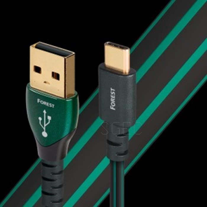 AudioQuest 美國 Forest 森林 含銀0.5% USB A to C  0.75m 1.5m
