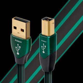 AudioQuest 美國 Forest 森林 USB線 含銀 A-B 耳機 擴大機 印表機 0.75M 1.5M 3M