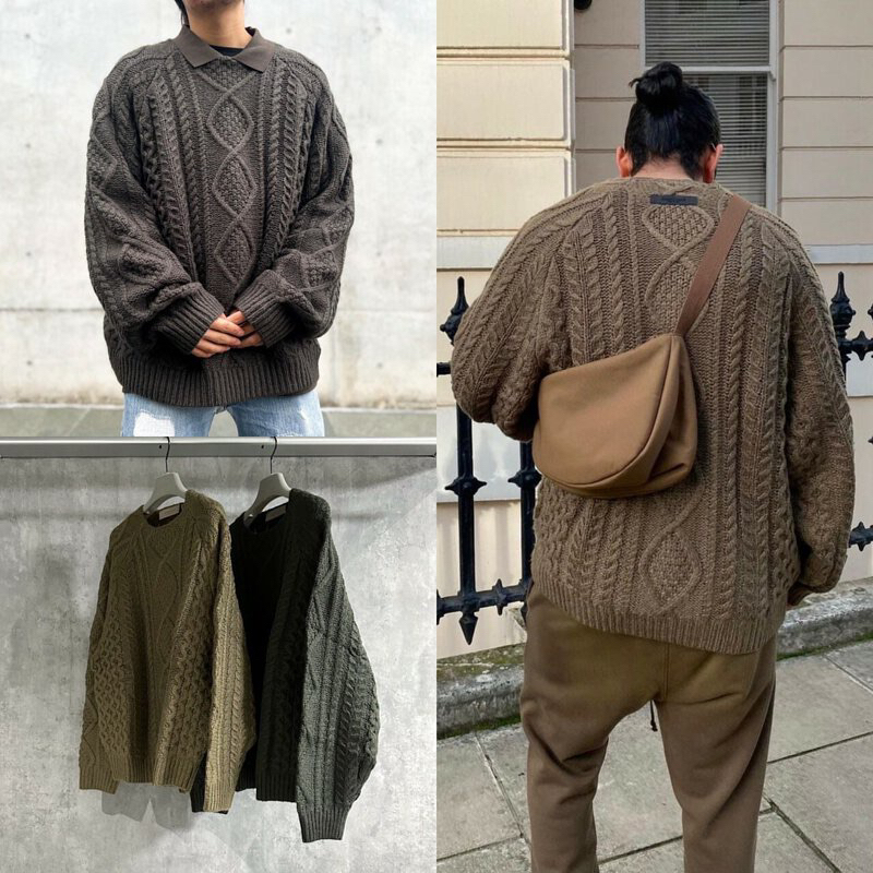 FOG Essentials 稀少款 質感針織毛衣 Cable Knit