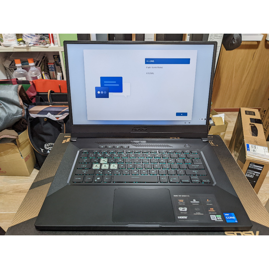 ASUS TUF Dash F15  FX516PM i5-11300H/RTX3060   (華碩電競筆電