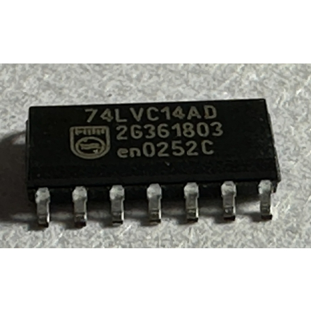 74LVC14AD NXP 反相器 IC 6 路 史密特觸發器 14-SO