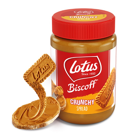 【現貨】比利時LOTUS 蓮花薄脆餅抹醬 380g LOTUS Biscoff Crunch Spread 焦糖餅乾抹醬