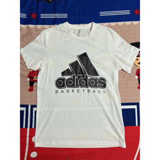 Adidas BOS SOLID 籃球短袖白色上衣