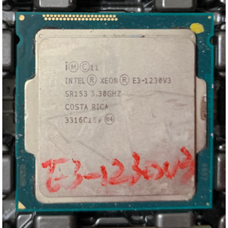 Intel Xeon E3-1230V3 1231V3 1246V3 1275V3 4C8T 模擬八核1150處理器