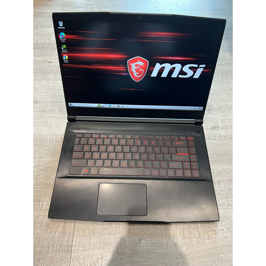 MSI 電競筆電 GF65 10SER I7-10750H 16G 512G RTX2060 二手筆電 遊戲筆電 ROG