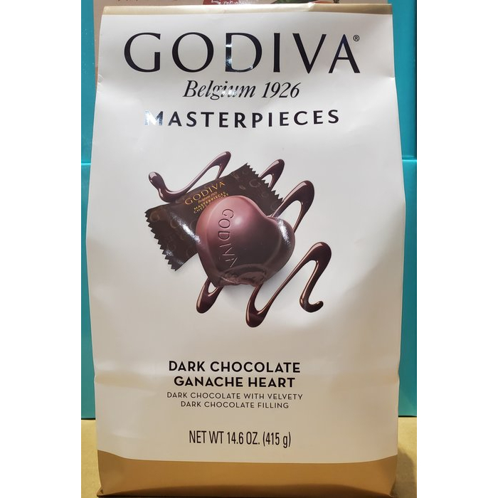 【小如的店】COSTCO好市多代購~GODIVA 心型黑巧克力(每包415g)獨立包裝 1112953