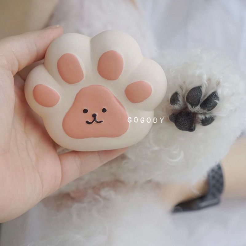 GoGoDy 現貨 韓國🇰🇷Dingdog 腳掌果凍乳膠發聲玩具 Jelly Paw latex toy無毒乳膠寵物玩具