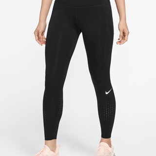 Nike 長褲 Epic Lux Tights 黑 白女款 緊身褲 跑步 運動 休閒 黑色CN8042010