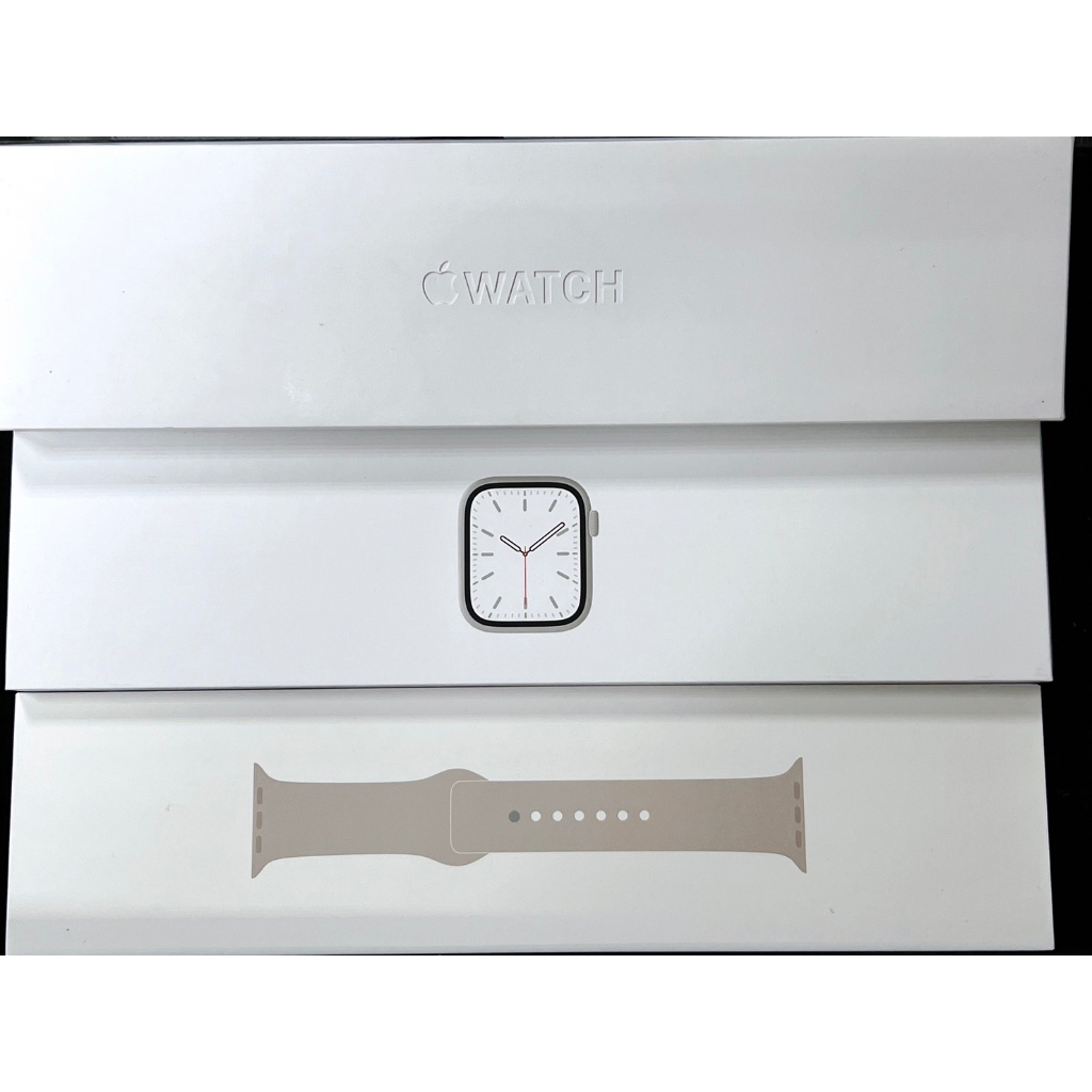 【直購價:9,000元】Apple Watch Series 7 星光鋁金屬 GPS 45mm ( 9成新 )