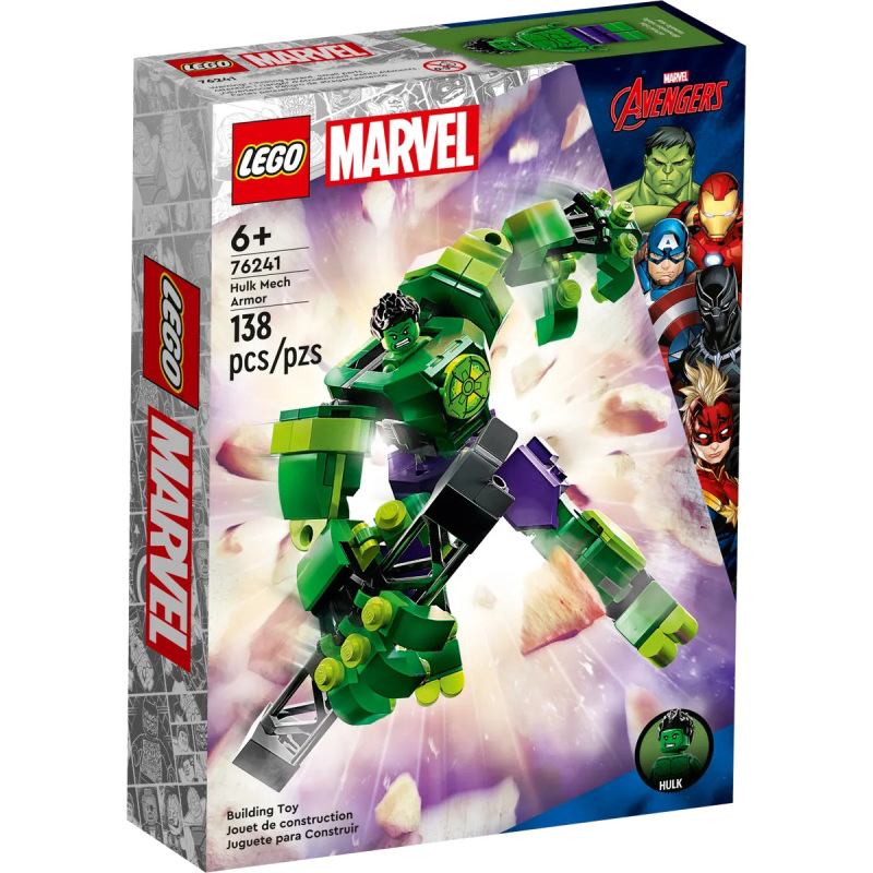 &lt;積木總動員&gt;LEGO 樂高 76241 SH系列 綠巨人浩克裝甲 138pcs 外盒:19*14*4.5cm