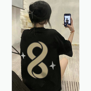 【林木木】100%純棉 短袖 t恤 短袖上衣 運動上衣 復古 oversize t恤 ins 風 女生短袖 韓版 t恤