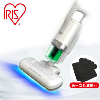 加送一次濾網25入【日本IRIS】原廠公司貨 IC-FAC4 5.0升級版 雙氣旋超輕量除蟎吸塵器 除蟎機 銀/粉