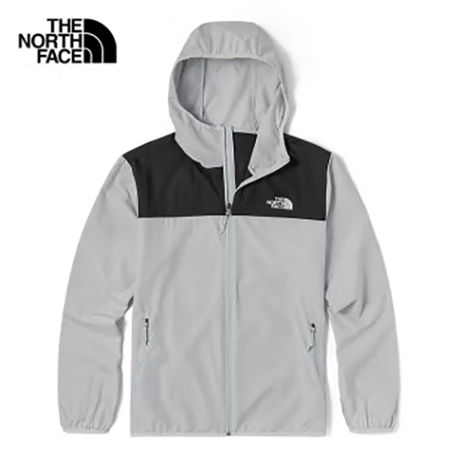 The North Face M QT UPF WIND JACKET 男 風衣外套 灰 NF0A7WB65WH