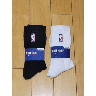 NBA 運動襪 休閒襪 毛巾底 加厚款 高筒 NBA crew socks 黑白
