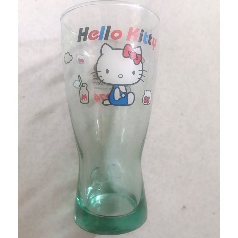 Hello Kitty 玻璃杯 40週年 7-11集點 玻璃曲線杯