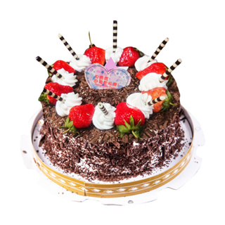 樂活e棧-母親節造型蛋糕-黑森林狂想曲蛋糕1顆(母親節 蛋糕 手作 水果)