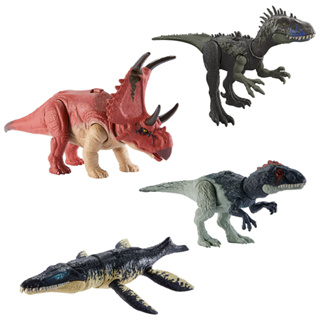 MATTEL 侏羅紀世界-新咆哮恐龍系列 侏儸紀 恐龍玩具 正版 美泰兒 JURASSIC WORLD
