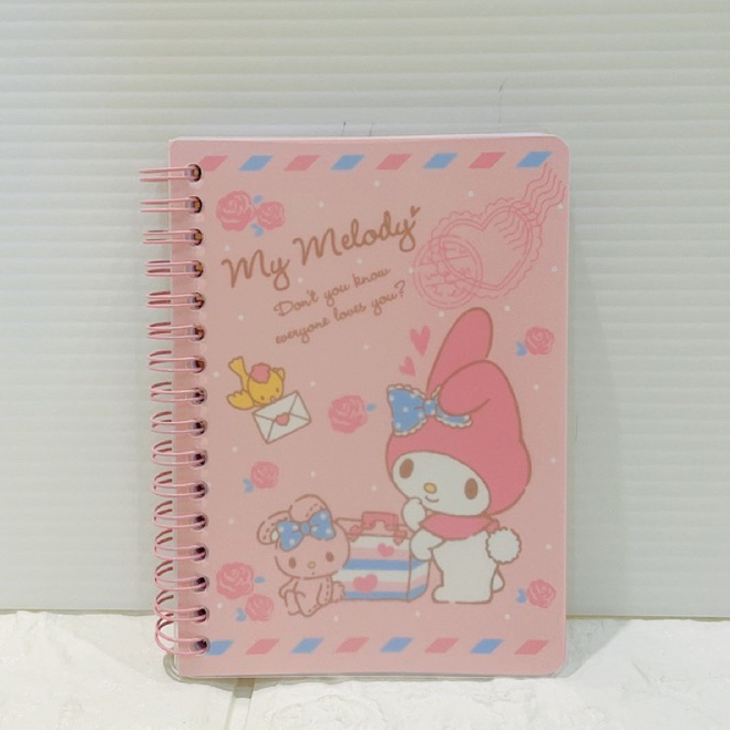 三麗鷗 Kitty 美樂蒂 帕恰狗 酷企鵝 庫洛米 大耳狗 雙子星 線圈筆記本 筆記本 記事本 橫線條筆記本
