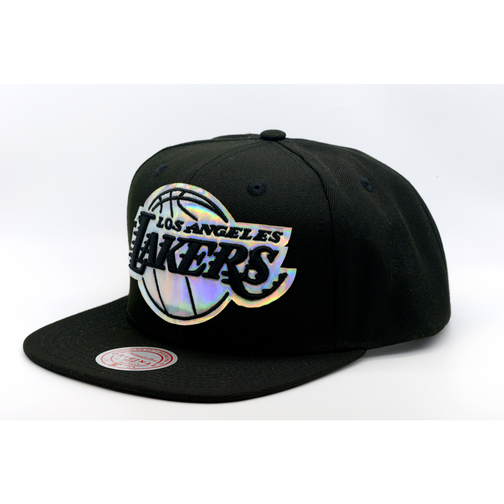 Mitchell &amp; Ness NBA 洛杉磯湖人隊 Iridescent Xl Logo 可調式帽子