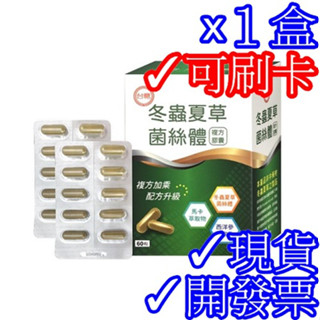 ✓最新包裝✓臺糖冬蟲夏草菌絲體複方膠囊 60粒*1盒✓效期2026年05月✓尼克桑の臺糖嚴選✓臺糖 蟲草 菌絲體 冬蟲✓