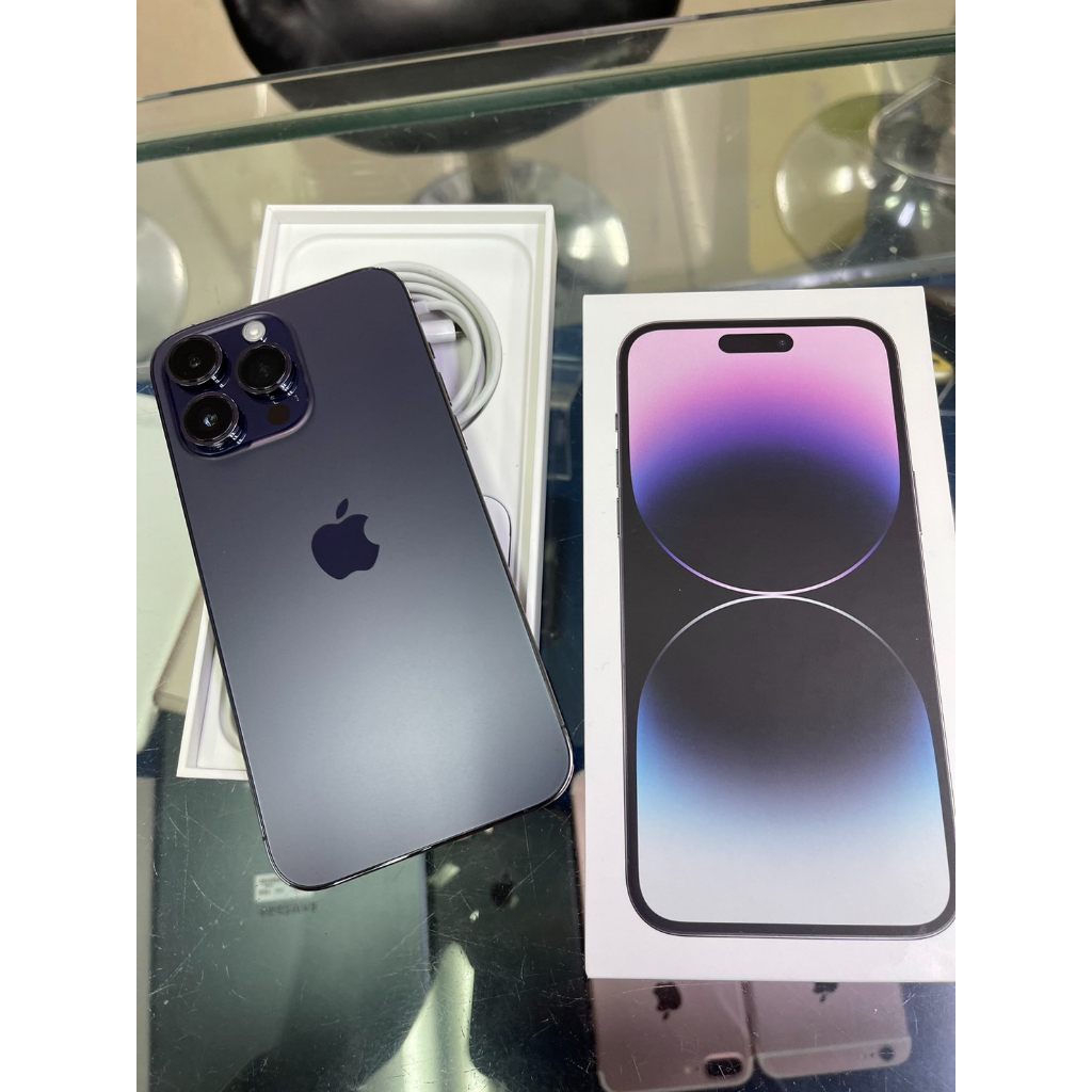 iPhone 14 Pro Max 128G 紫色 二手 9.9成新