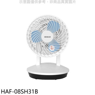 禾聯 8吋DC變頻立扇銀粒子電風扇【HAF-08SH31B】