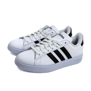 adidas GRAND COURT 2.0 網球鞋 運動鞋 白/黑條紋 男鞋 GW9195 no025