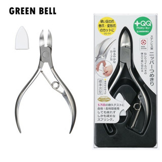 日本綠鐘 GREEN BELL 專利鍛造不銹鋼硬厚甲專用指甲鉗 QQ-04 /角鉗/指甲剪【官方旗艦館】