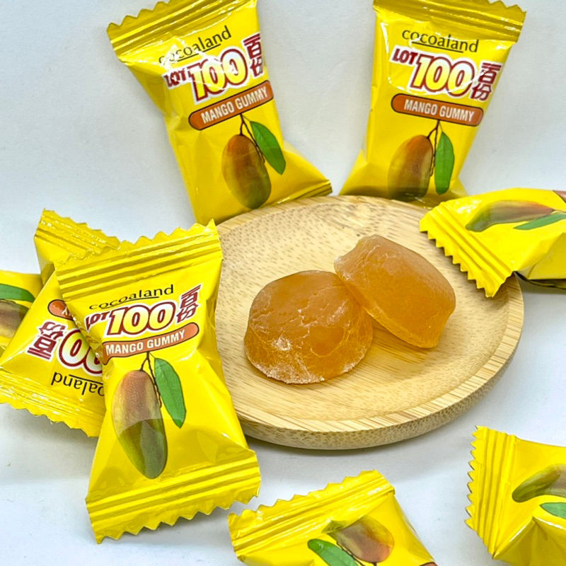 馬來西亞 一百份芒果口味軟糖 芒果軟糖 馬來西亞零食 軟糖