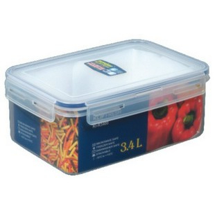 Keyway聯府 天廚長型保鮮盒 密封盒 3.4L 食物盒 塑膠保鮮盒 可微波 可冷凍 KIR3400【家的拼圖】