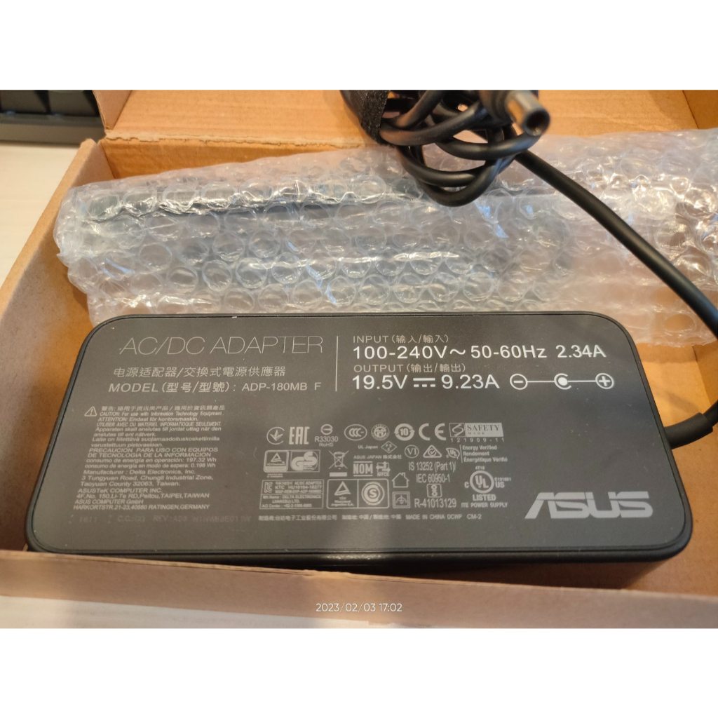 ASUS 180W ADP-180MB F 19.5V 9.23A  6.0*3.7 針口充電器/適配器