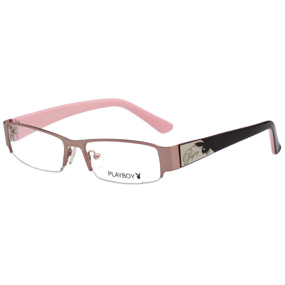 PLAYBOY 鏡框 眼鏡(淡粉色黑色)PB82028