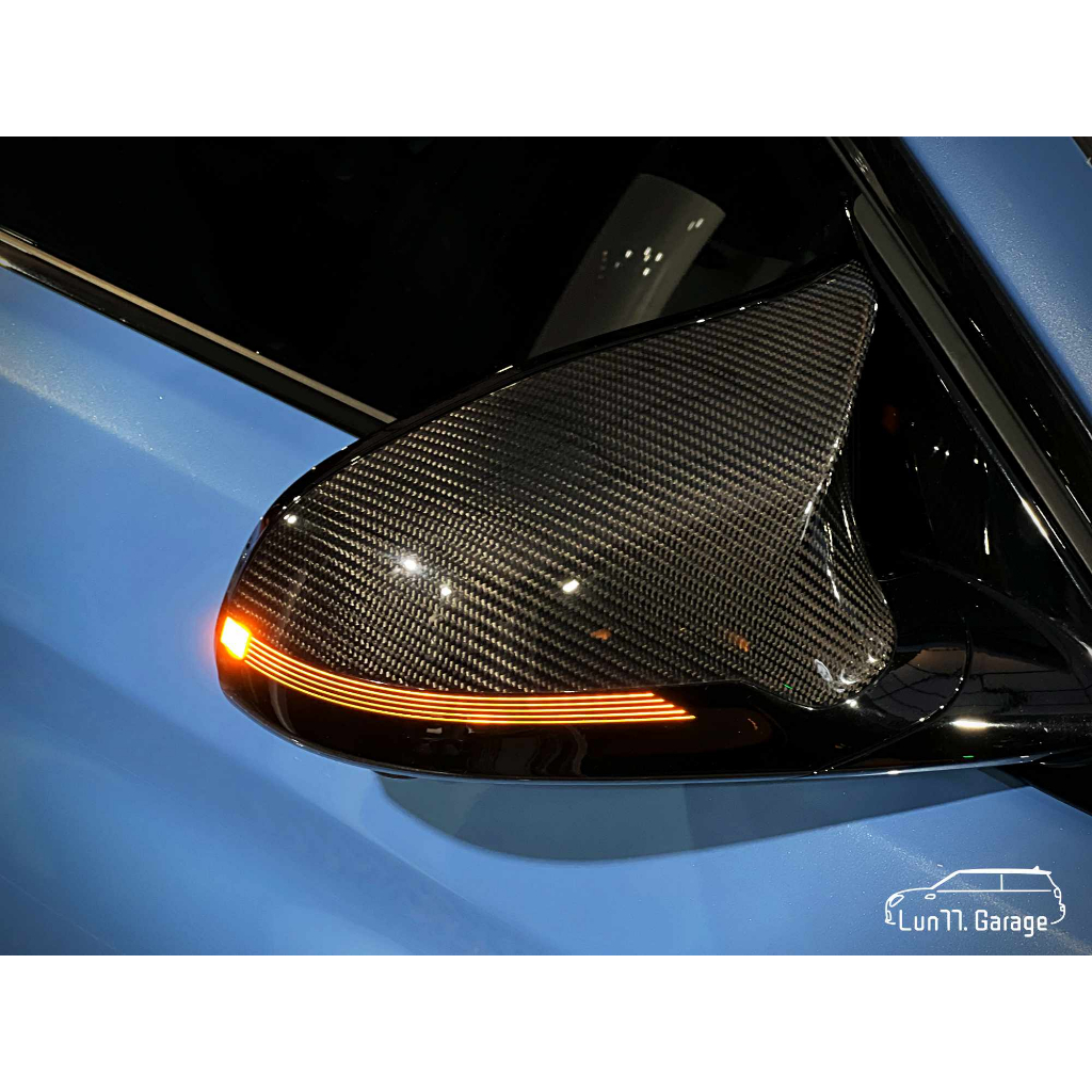Lun77. - BMW F80 M3 乾式碳纖維 牛角後照鏡 後視鏡外殼 純熱壓卡夢 非包覆 高品質不起泡 副廠