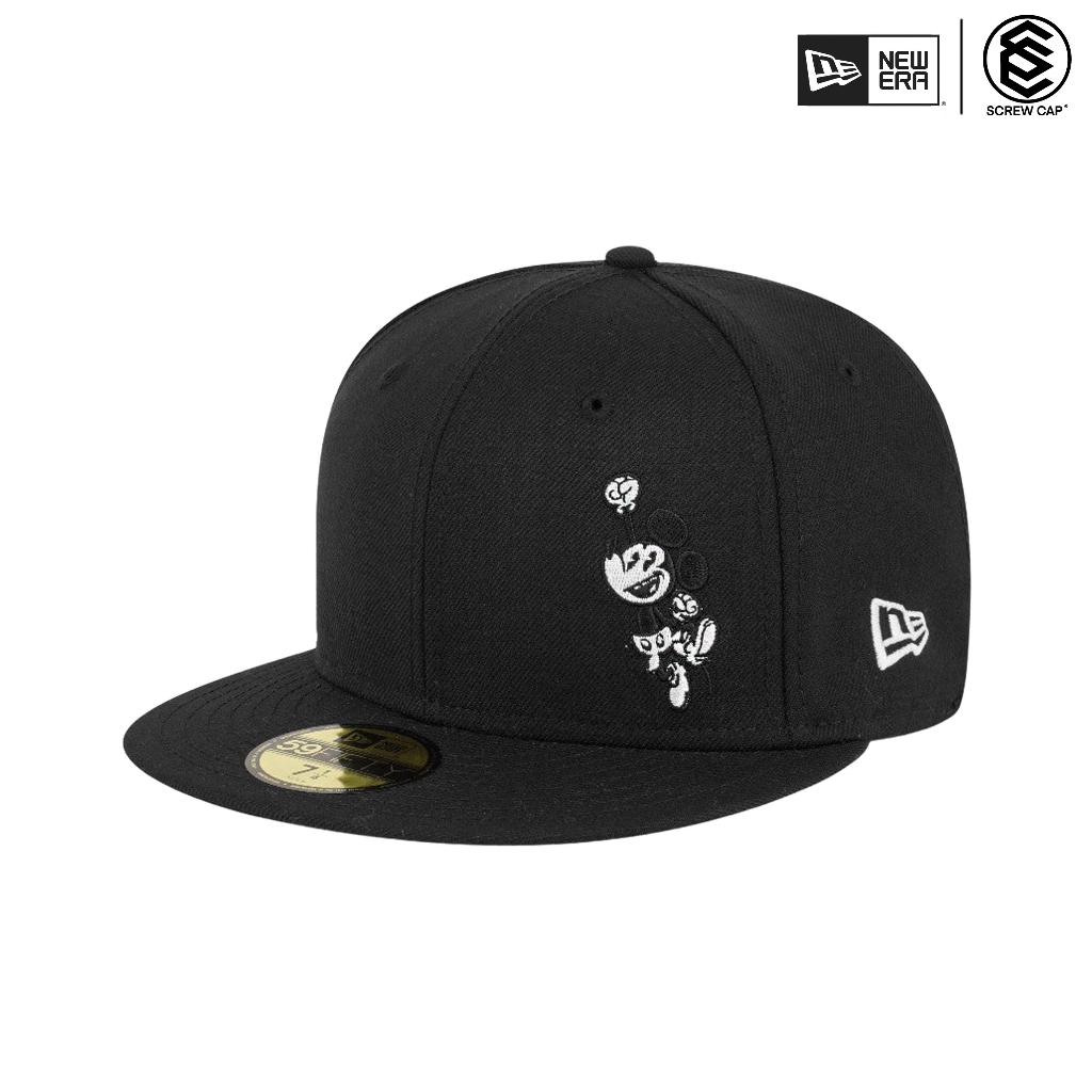 New Era 59FIFTY 5950  Mickey  跳耀米奇 黑色 全封帽 棒球帽 鴨舌帽⫷ScrewCap⫸