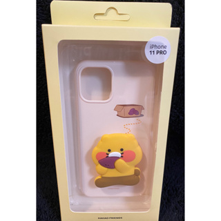 韓國 KAKAO FRIENDS 手機殼 iPhone 11 Pro 春植支架款 桃子收納款