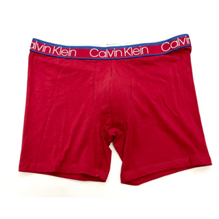 #在台現貨# CK-Calvin Klein 男大人紅色長版四角內褲