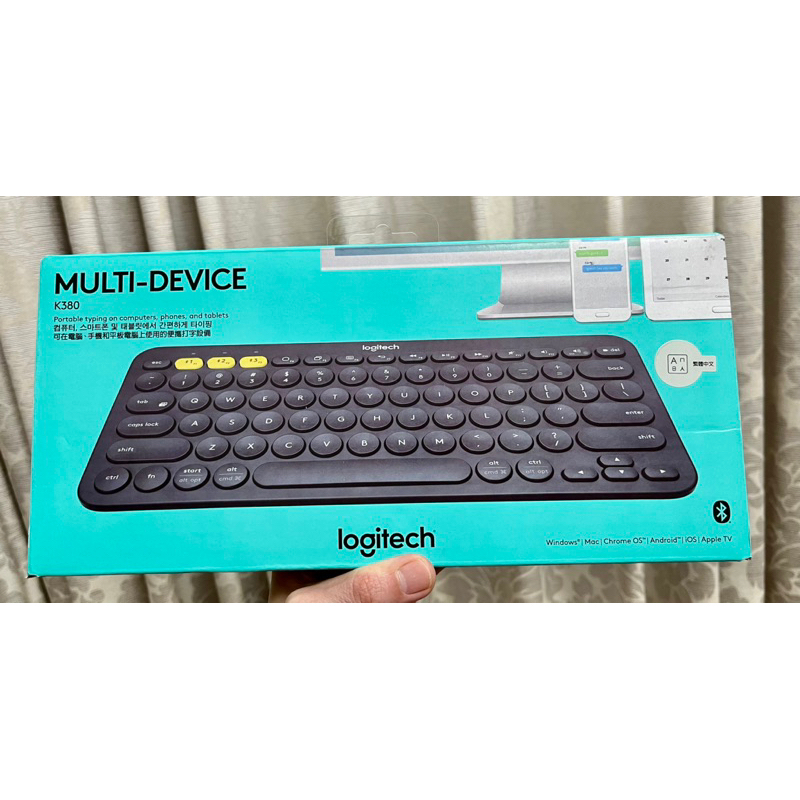 Logitech 羅技K380薄膜式藍芽鍵盤（黑全新）