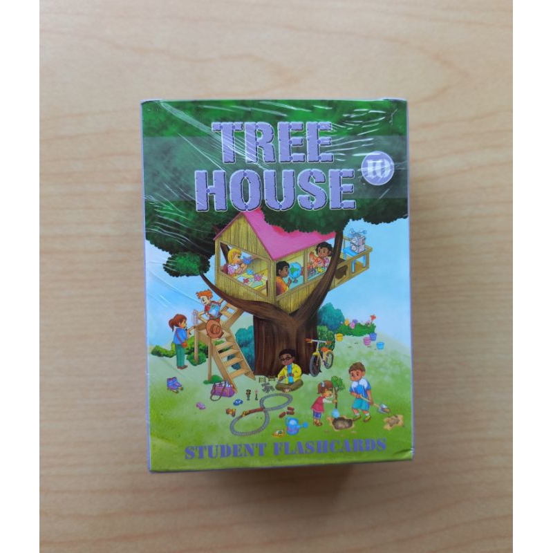 全新未拆封何嘉仁美語Hess Tree House 10 student flashcards字卡