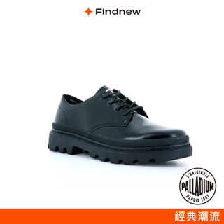 PALLADIUM PALLATROOPER OX-1牛皮法式皮鞋 黑色 男女共款77209-010【Findnew】