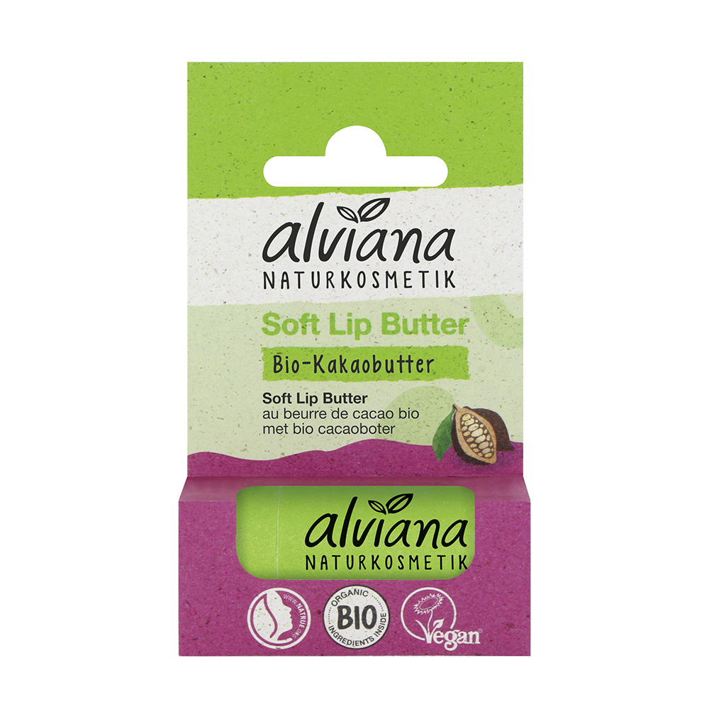 德國 Alviana 艾薇亞納 可可脂柔軟護唇膏 5g (AN141)