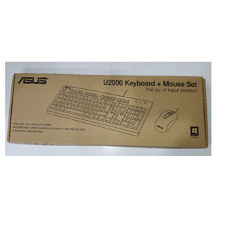 原廠公司貨 全新品 含稅 華碩 ASUS U2000 華碩 鍵盤 + 滑鼠 鍵盤滑鼠組 USB