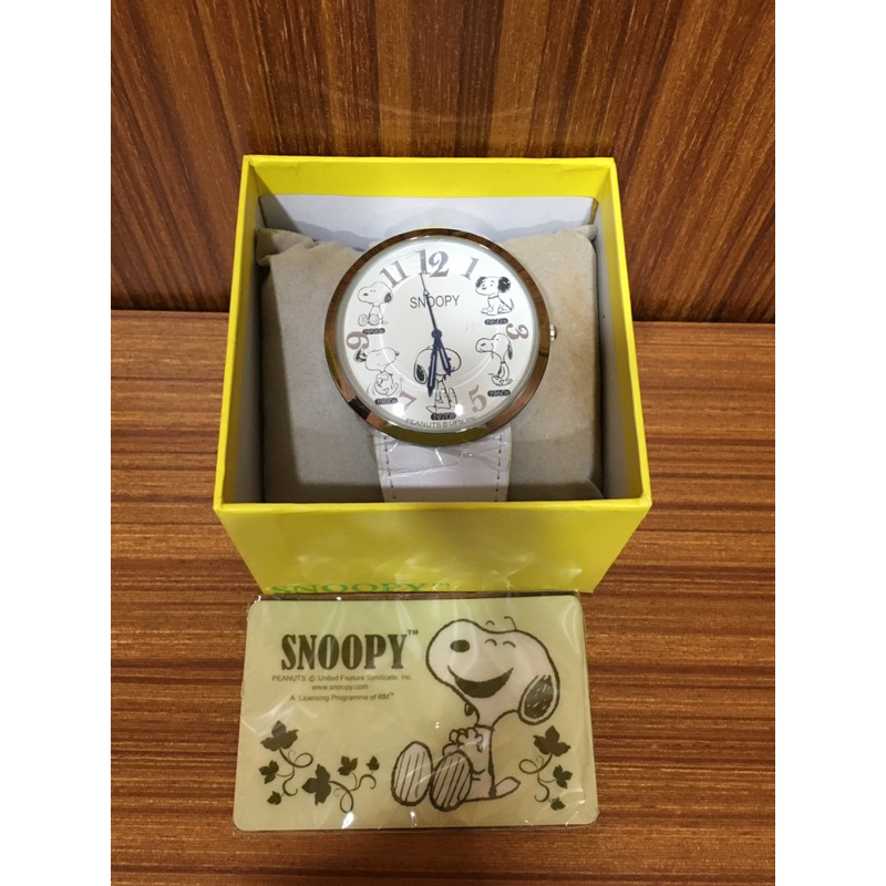 Snoopy 史努比 手錶 大錶面 需換錶帶及電池