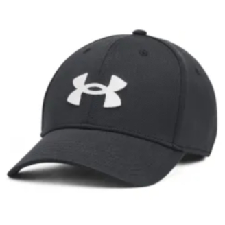 [麥修斯]UA Blitzing 棒球帽 1376701-001 運動帽 老帽 帽子 刺繡 黑白 硬挺版 男款 女款