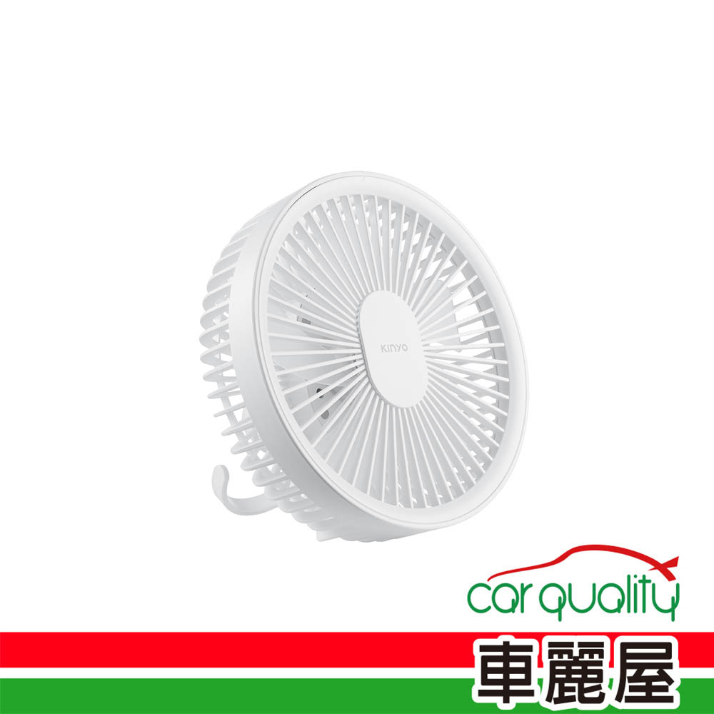 【KINYO】風扇 7吋 UF-7065W 白 無線遙控LED吊扇(車麗屋)