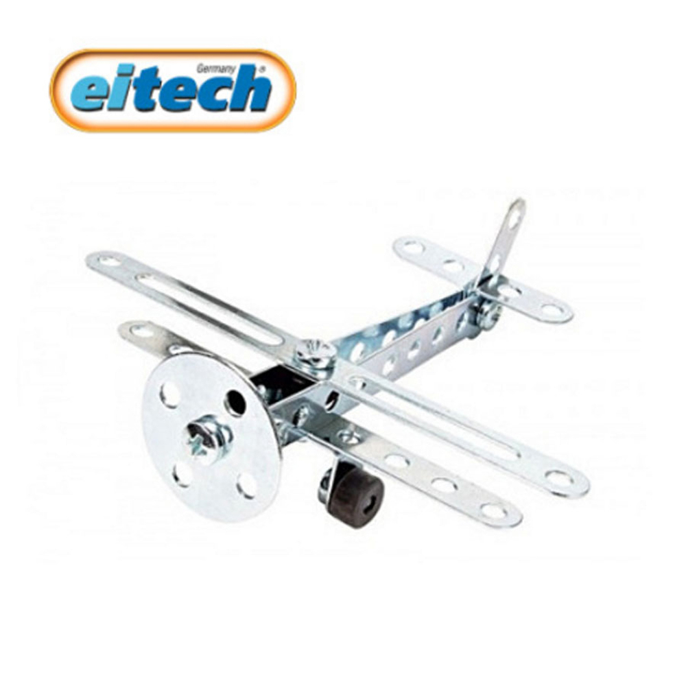 【德國eitech】益智鋼鐵玩具-迷你雙翼飛機C53 STEM玩具 手工藝品 德國製造 獨特設計 模型組裝 DIY手作